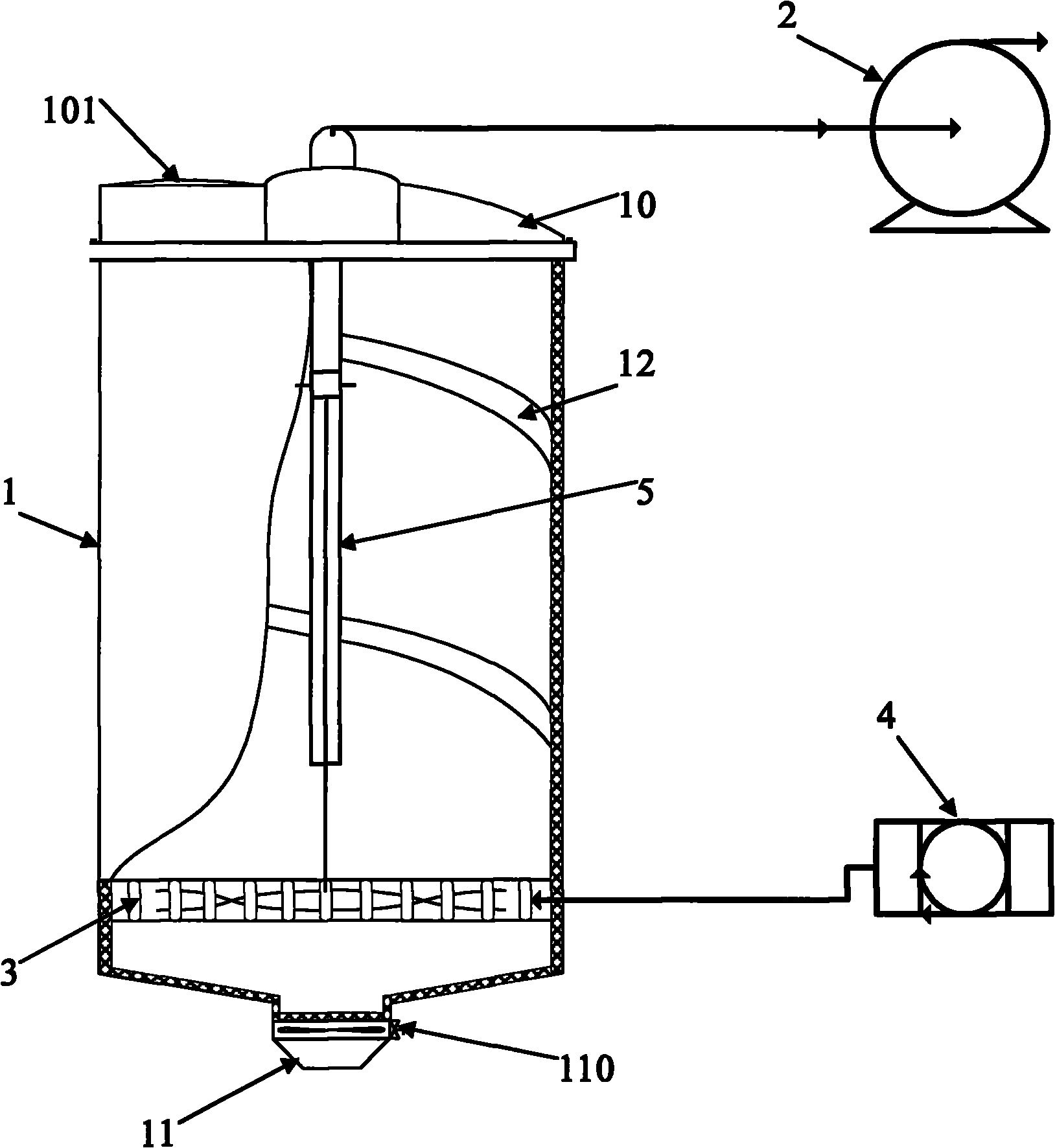 Tin dross separating and reclaiming device