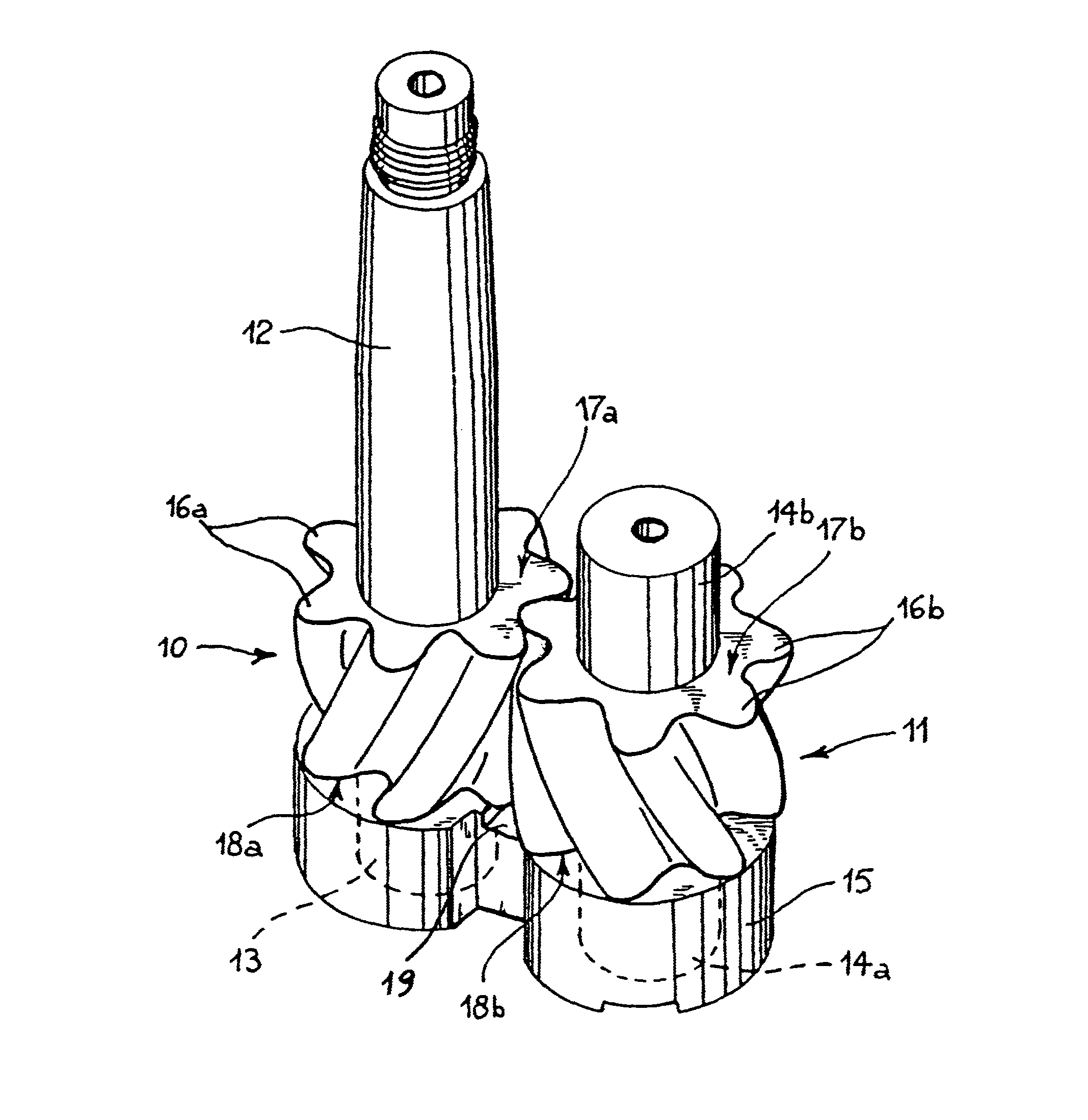 Geared hydraulic apparatus