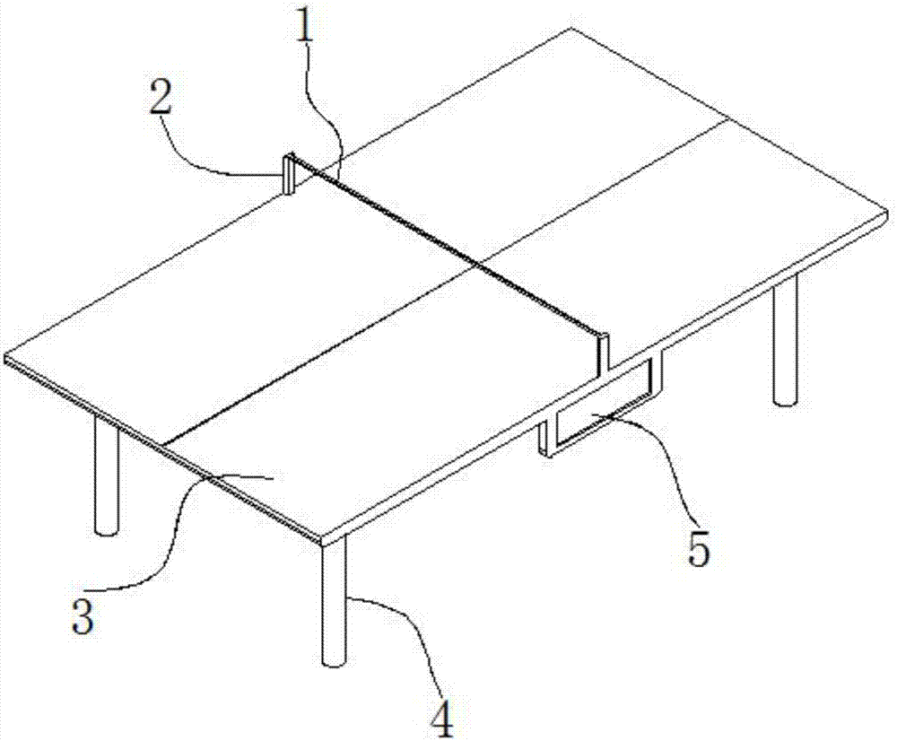 Automatic scoring table tennis table and scoring system thereof