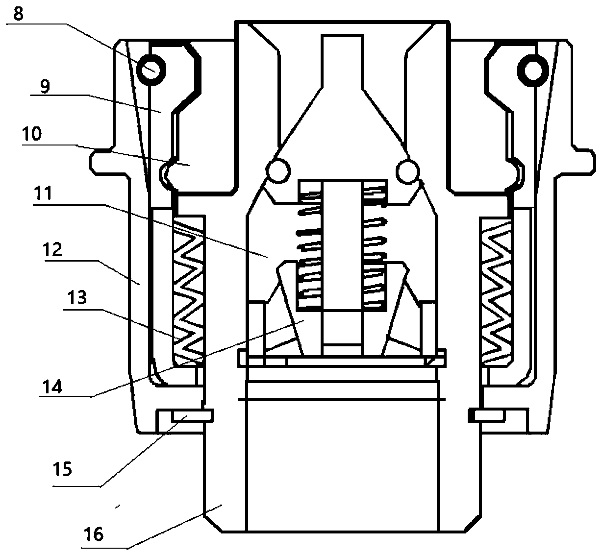 Pulling-out valve