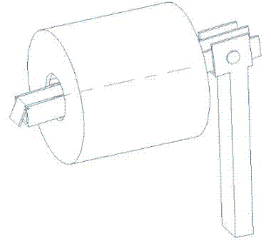 Rolling-cylinder-type potato seeding device