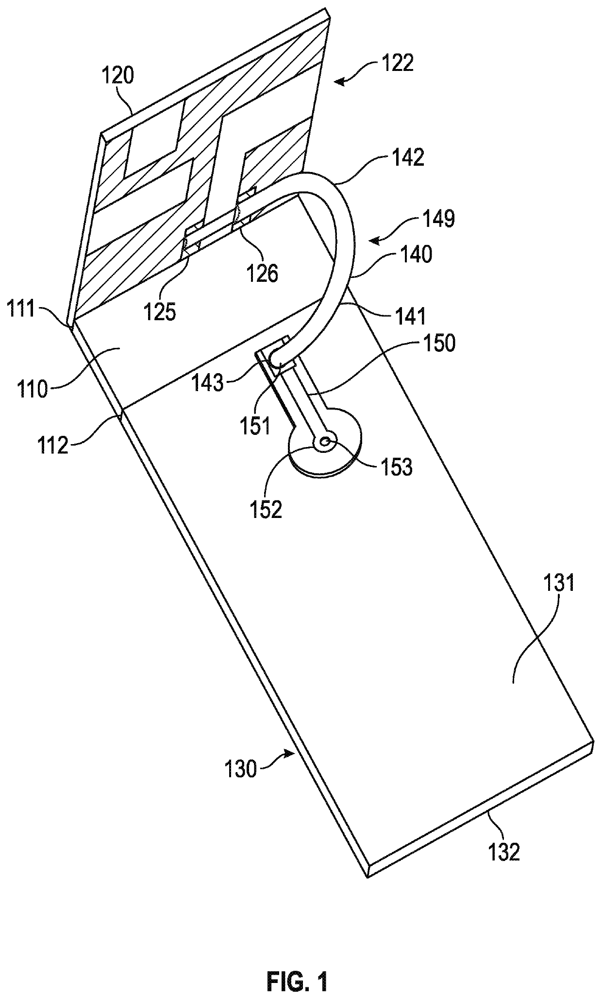 Antenna system with short cable