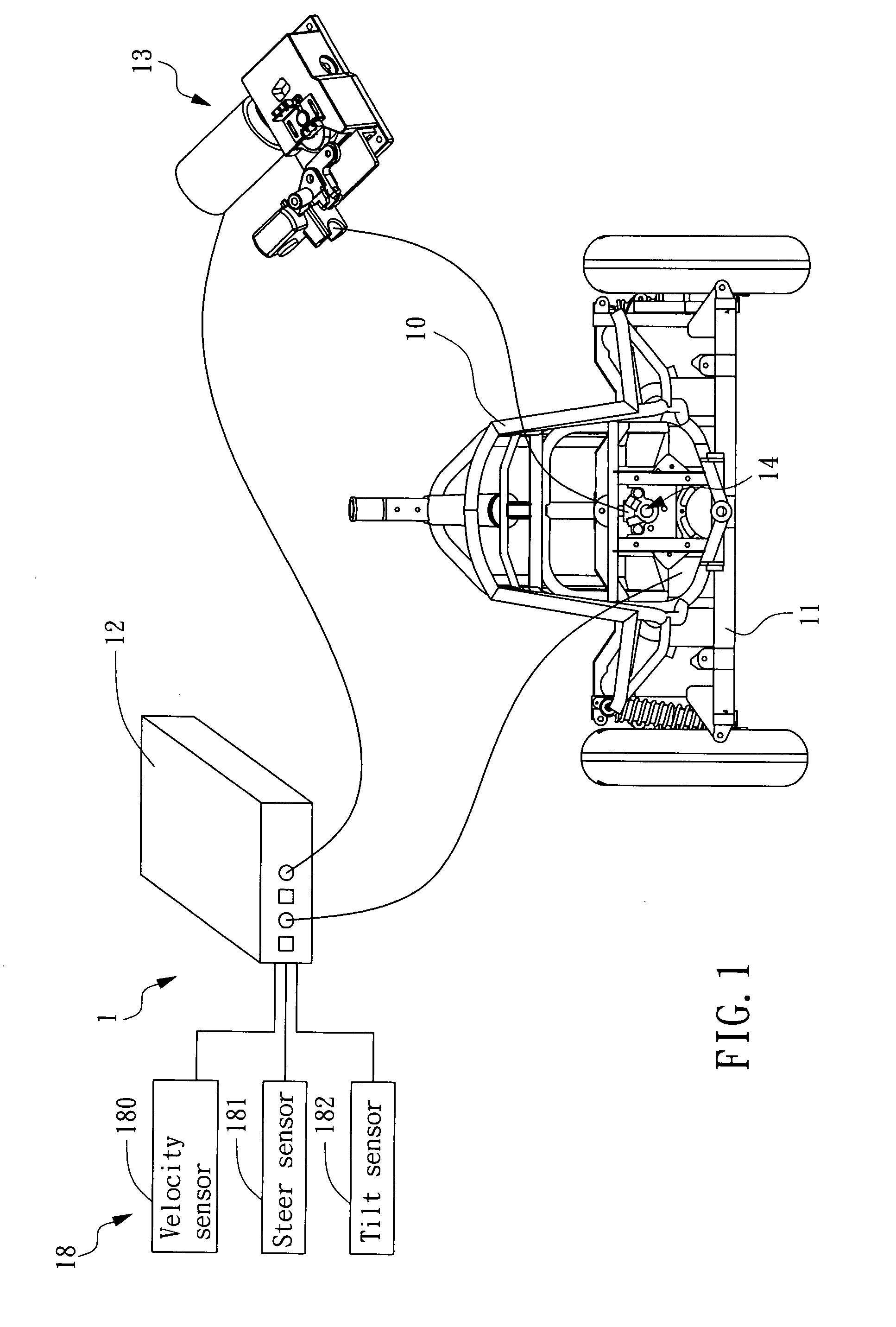 Anti-tilt apparatus and frame structure of tilting vehicle using the same
