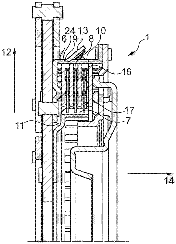 Clutch unit and outer friction plate support