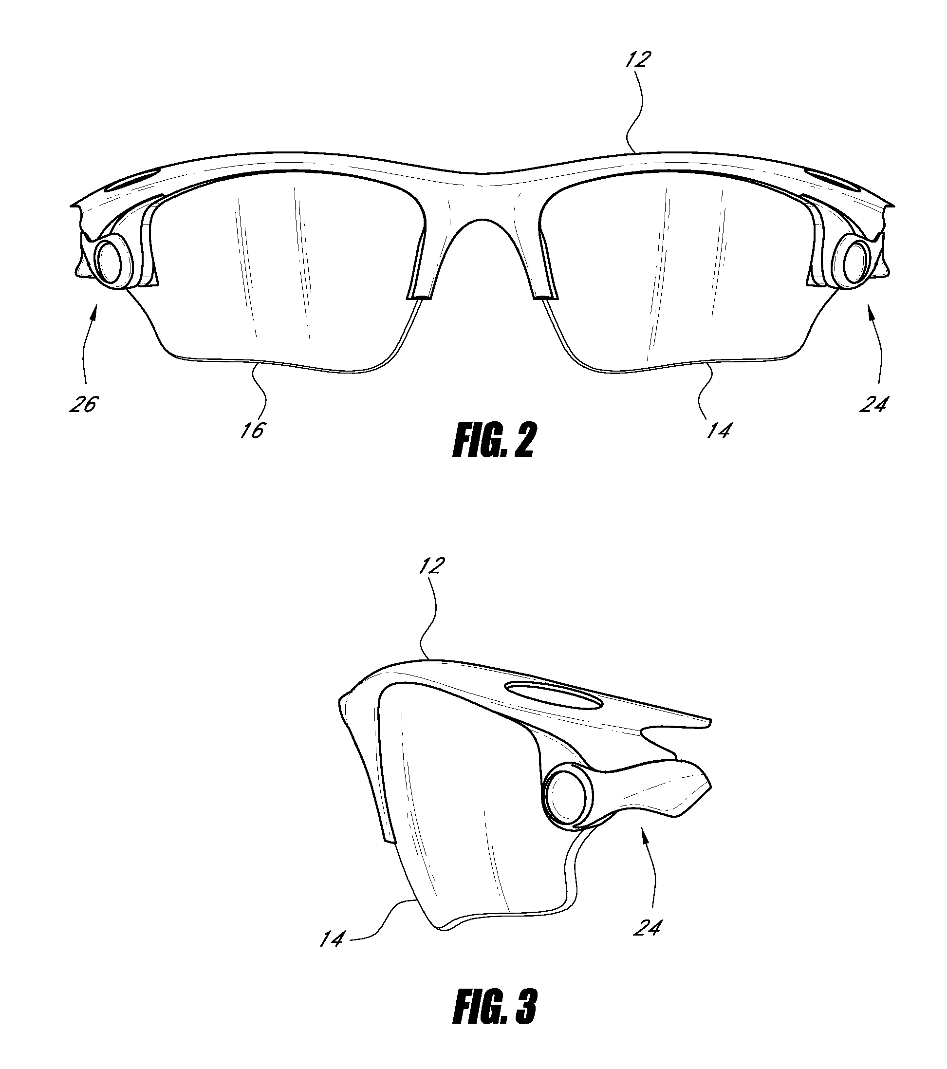 Eyewear with lens retention mechanism