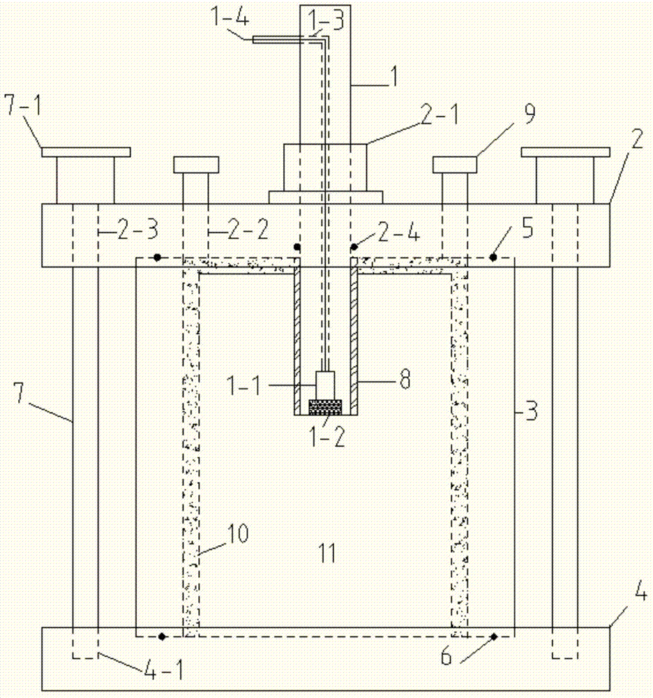 Undrained load test device and method for fixed-confined rock-socketed piles