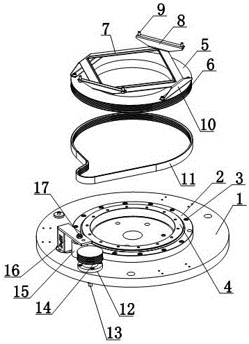 Rotation driving device for debugging LED lamp panel