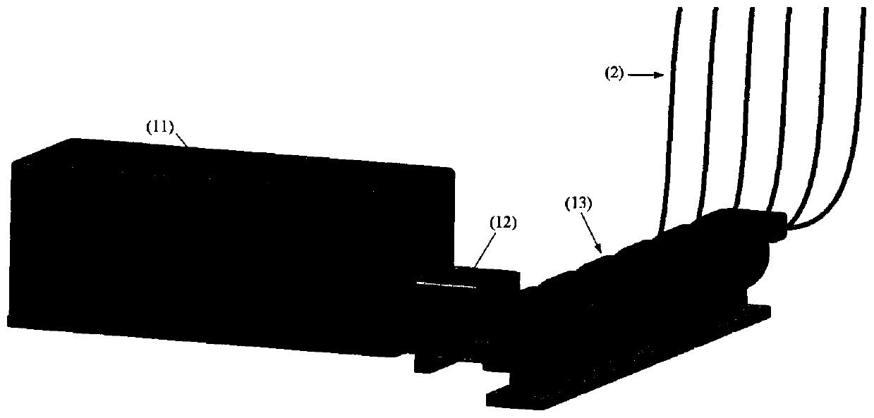 Suspension work system based on high-voltage offline power supply