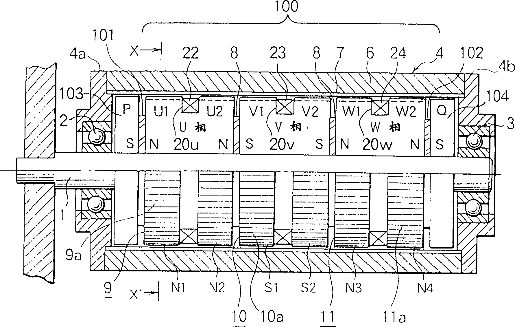 Hybrid-type stepping motor