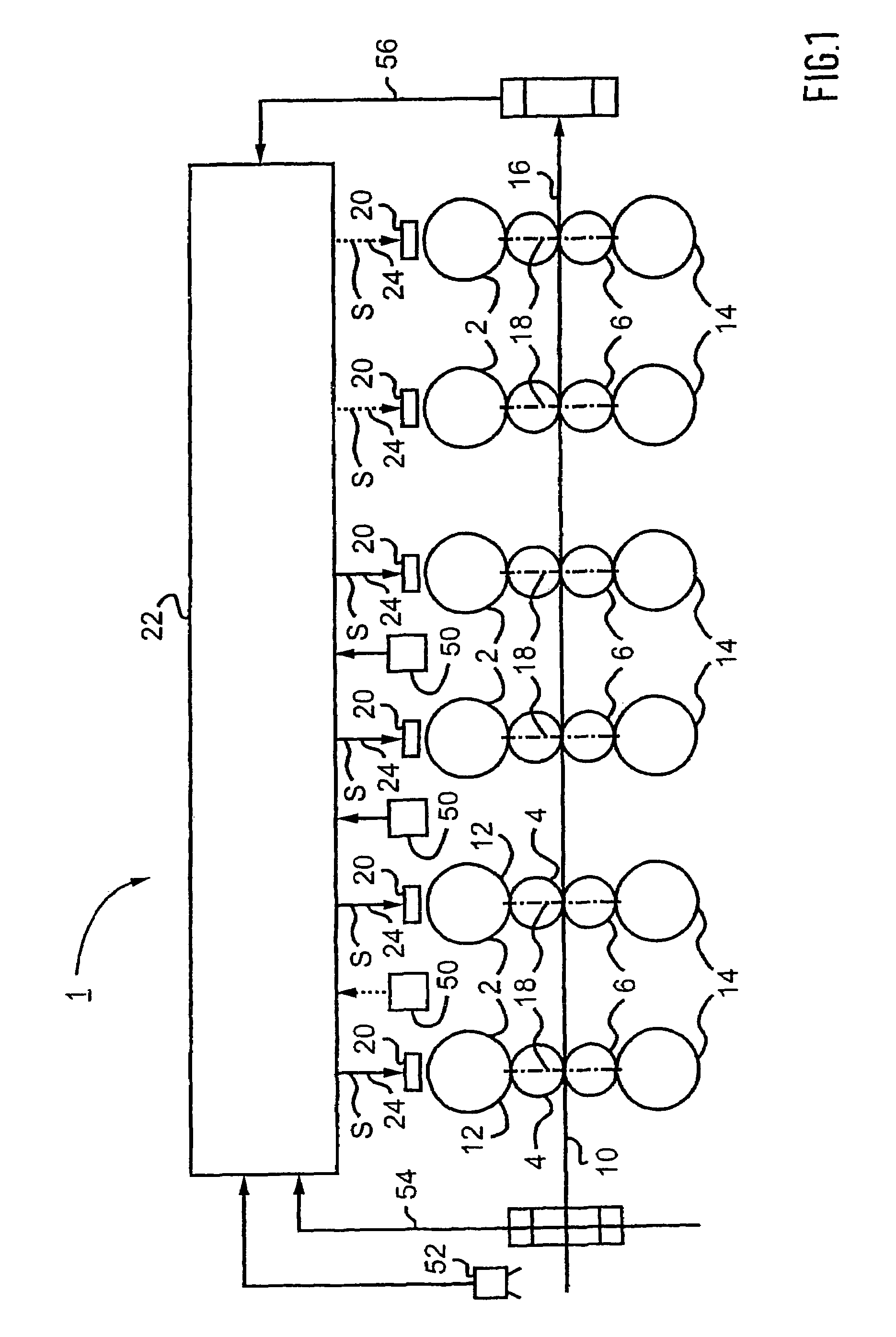 Method for operating a mill train and a correspondingly embodied mill train