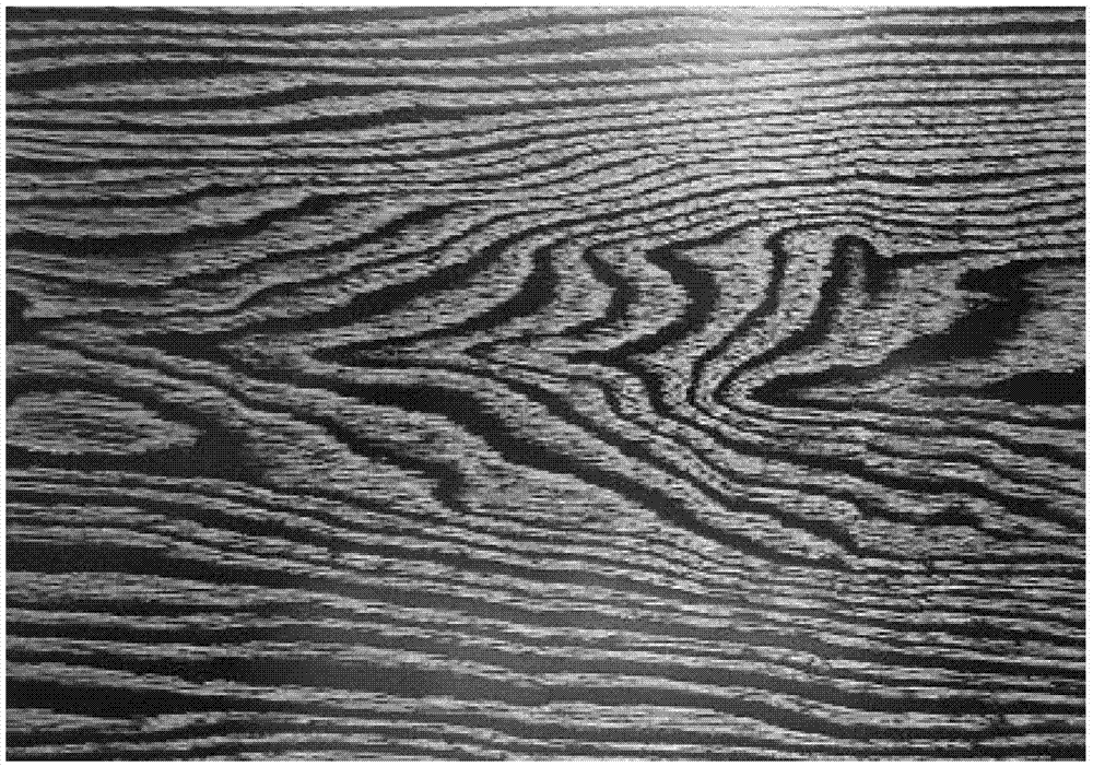 Carpentry grain developing lacquer and preparation method and application thereof