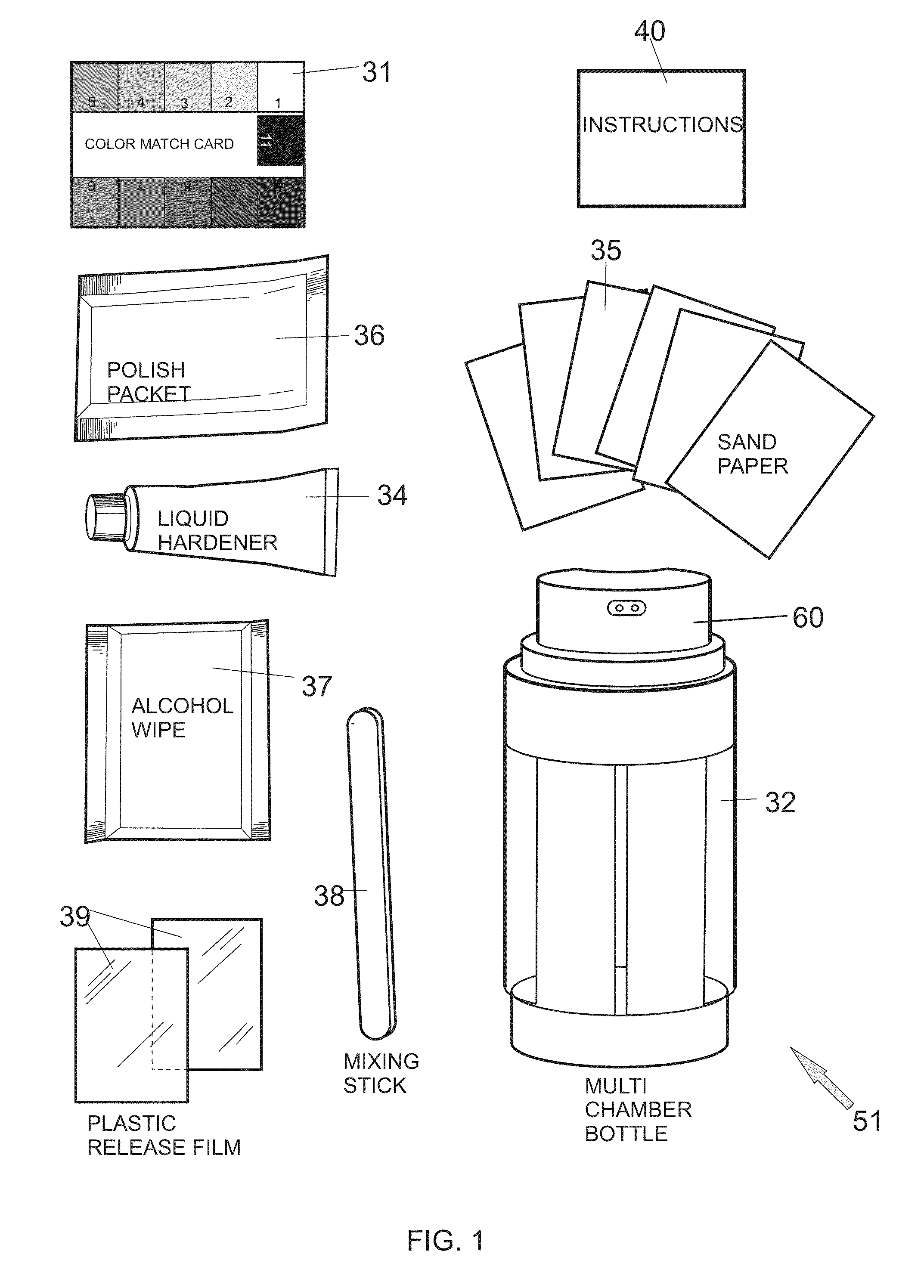 Fiberglass Gel Coat Color Match and Repair System and Method Utilizing a Multi Chamber Dispenser Device