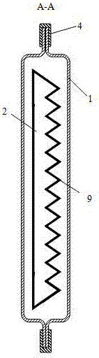 Flat-plate solar water heater