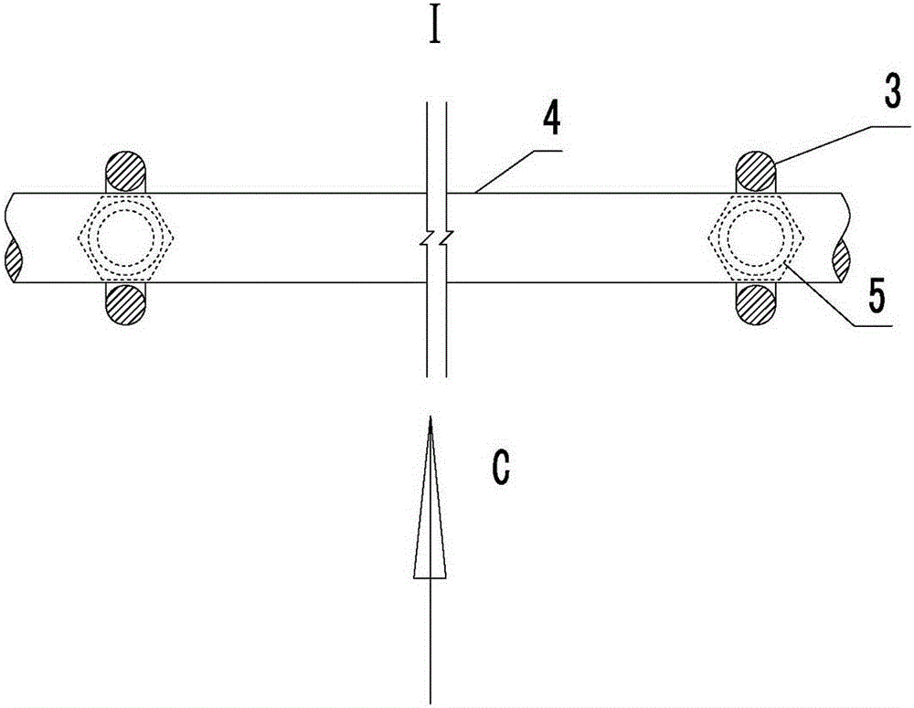 Precise leveling device and construction method for cast-in-place once-formed concrete floor