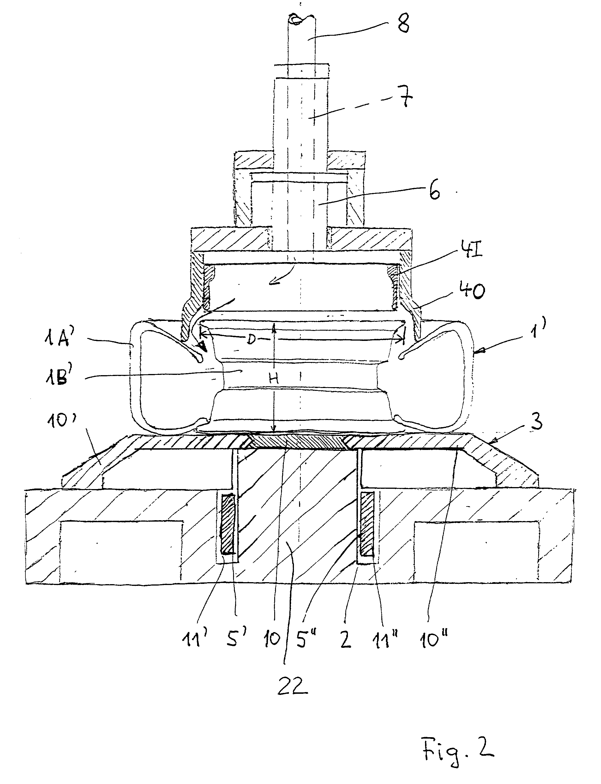 Tire filling method and apparatus adaptable to different sizes of tires
