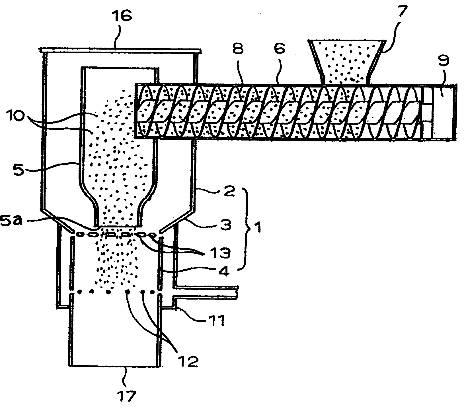 Device for mixing powder and liquid and method thereof