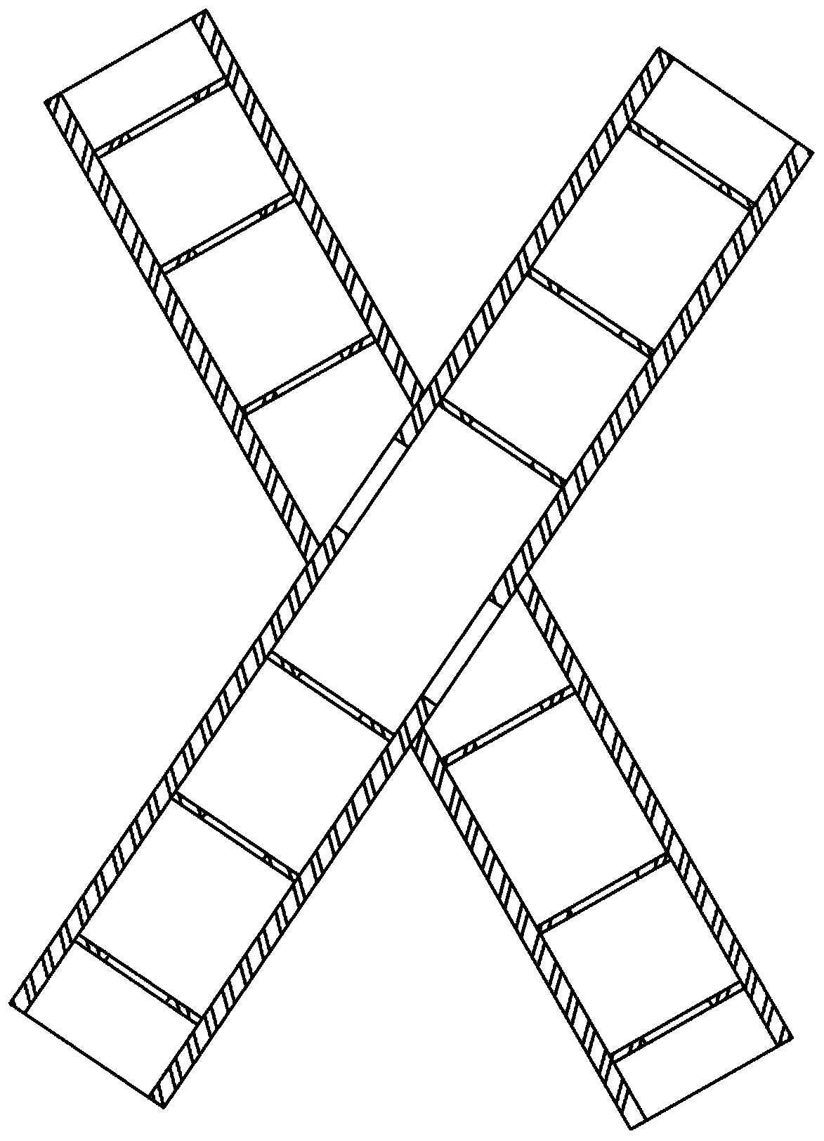 X-shaped, V-shaped and Y-shaped special-shaped component assembly method