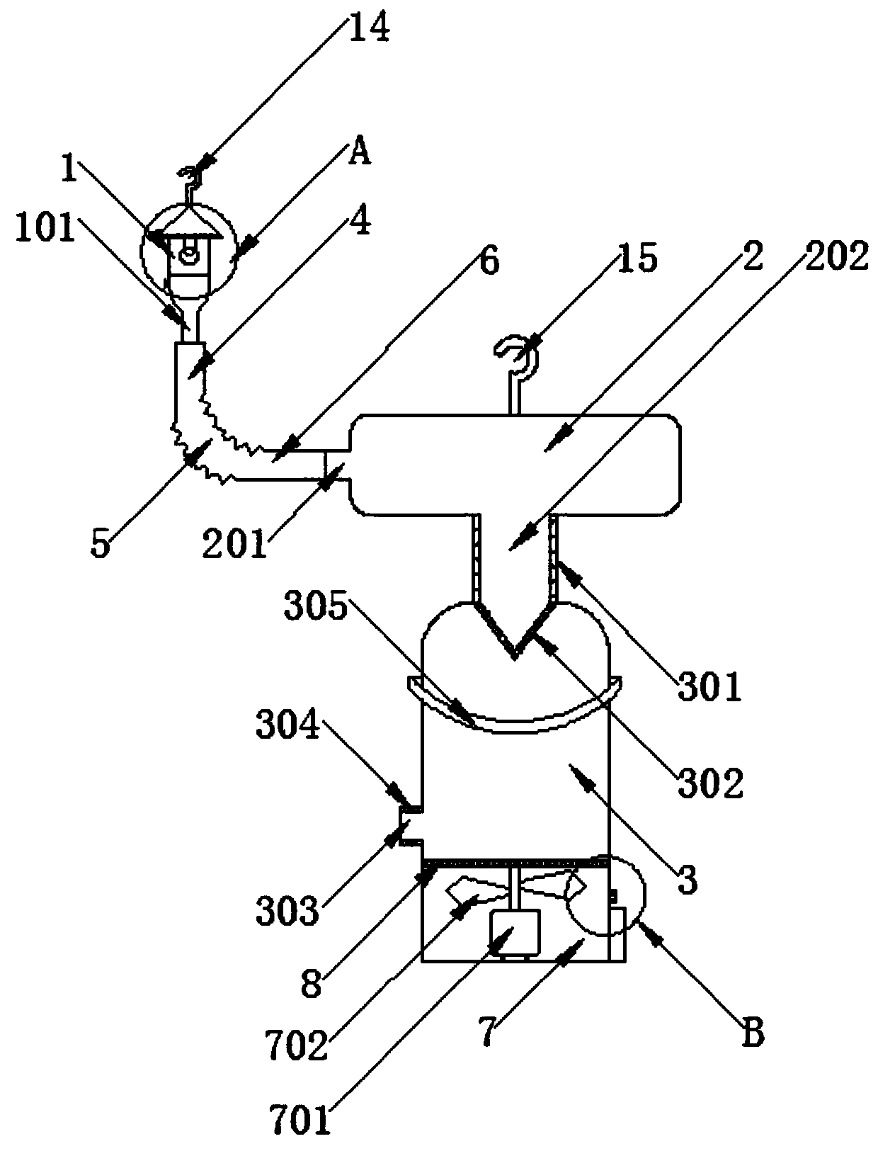 Enticed capturing device for insect collection