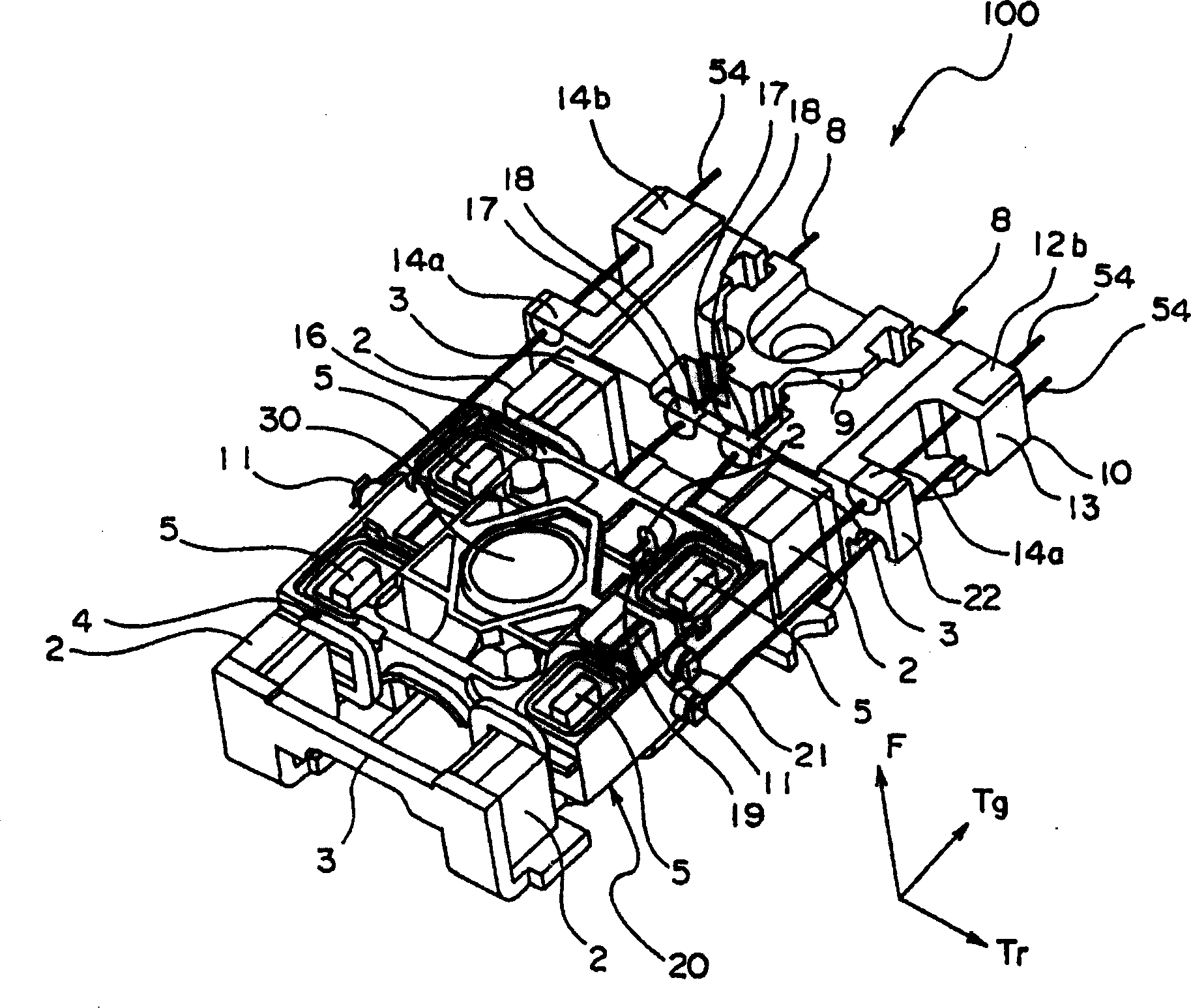 Objective lens driving device