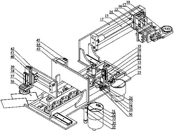 Production system for automatic assembling of automobile horn assembly