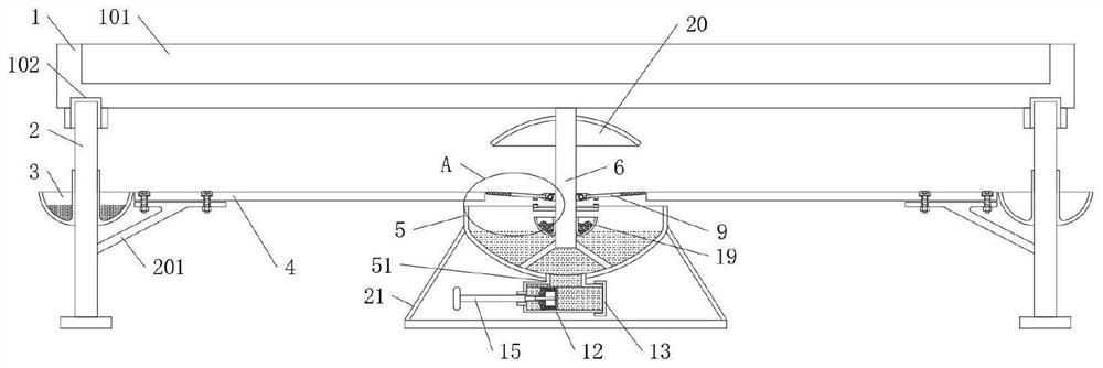 Efficient trapping and deinsectization device for dendrobe planting