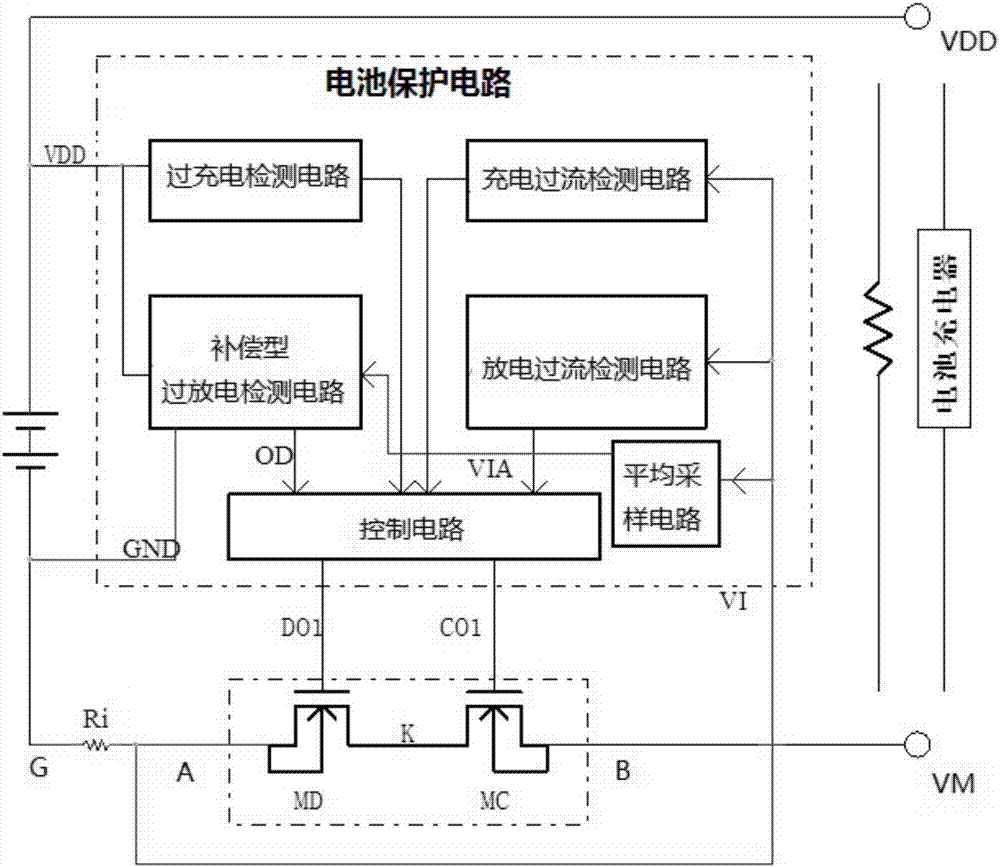 Battery protection circuit and system