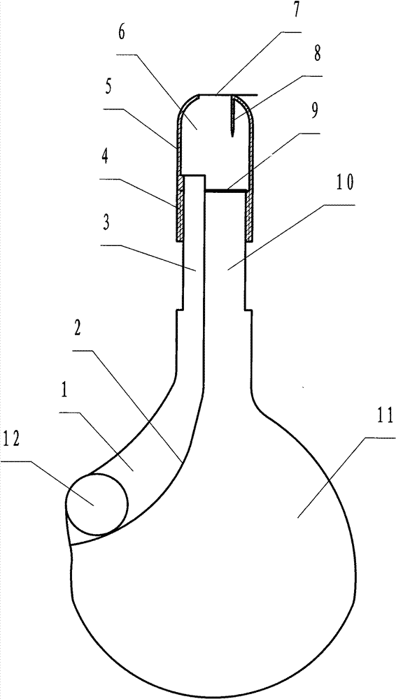 Container of anorectal lubricant and antibiotic medicine for treating constipation by injection