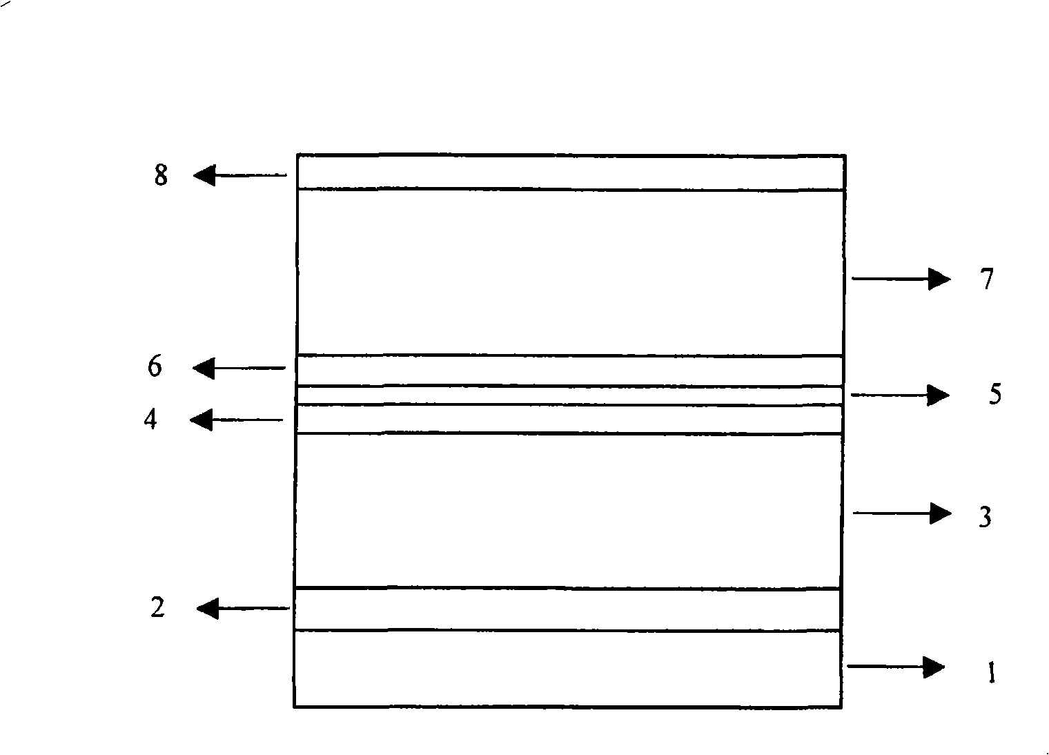 Micro-cavity optical amplifier structure of 980 nanometer semiconductor with high gain and low noise