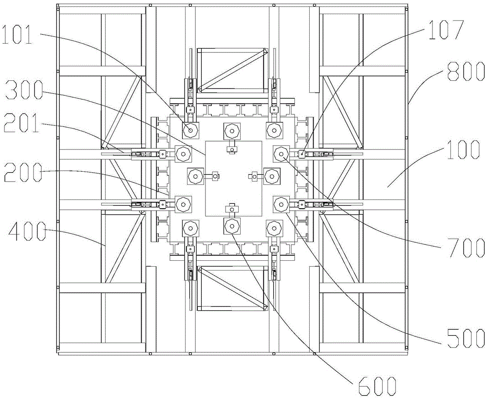 High concrete pier construction formwork device