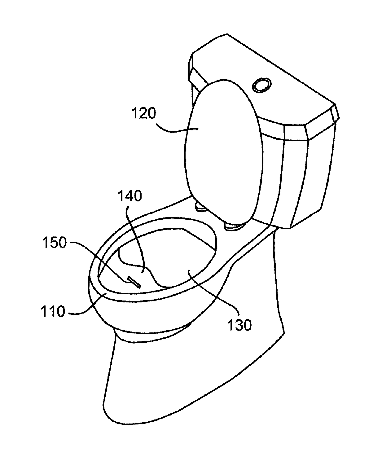 Toilet that detects fluorescent drug markers and methods of use thereof
