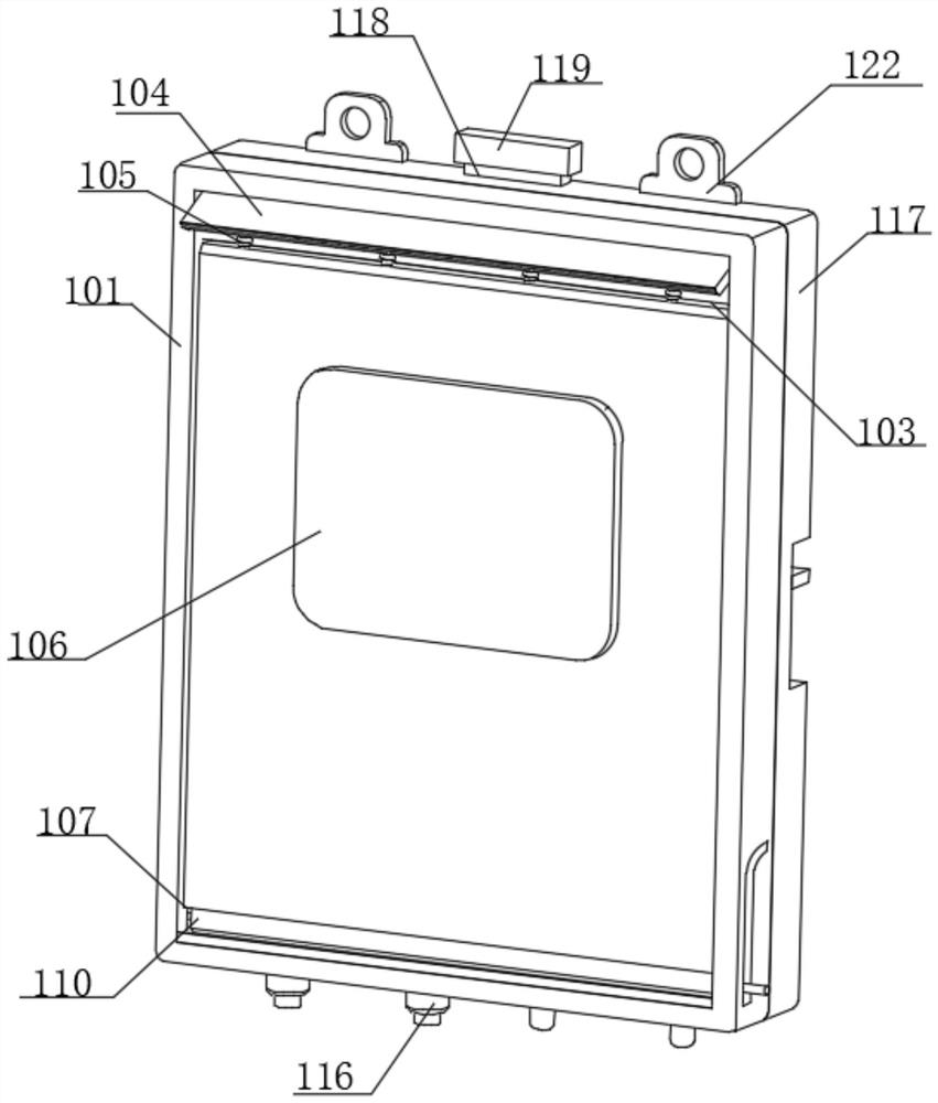 Self-ash-cleaning electric energy meter