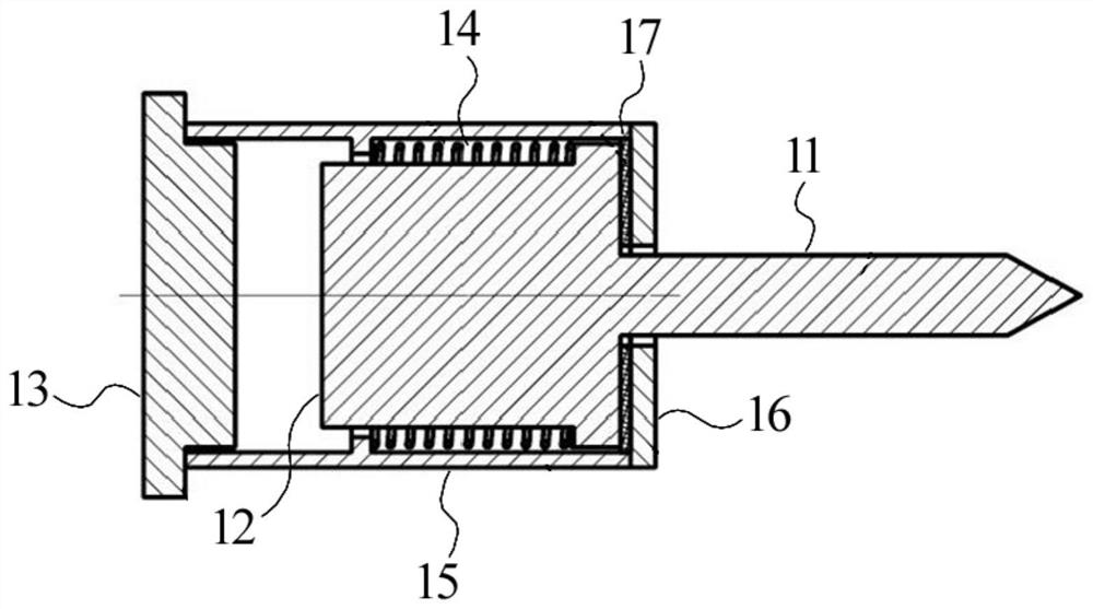 Positioning and locking device for vibration simulation platform