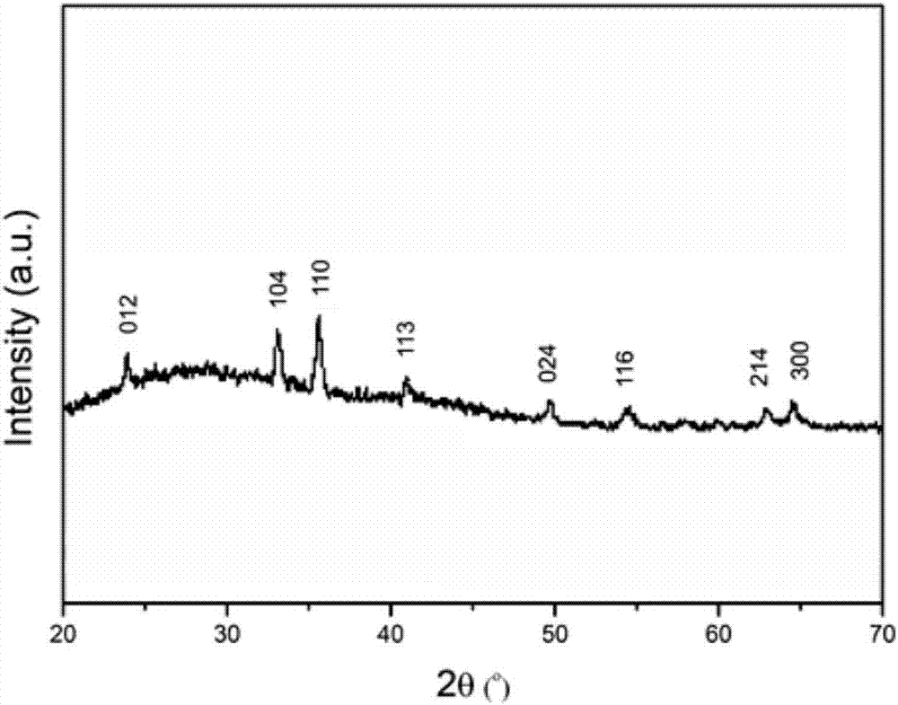 Preparation method of ferric oxide-doped nanowire ordered array photo-anode