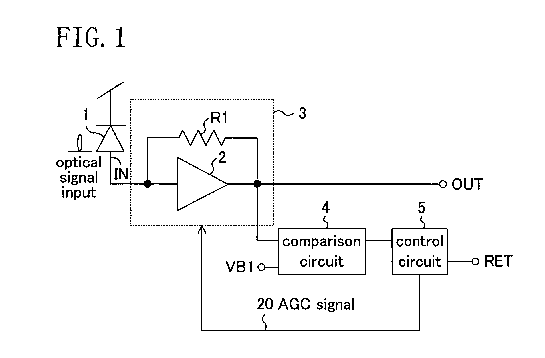 Receiving circuit and optical signal receiving circuit