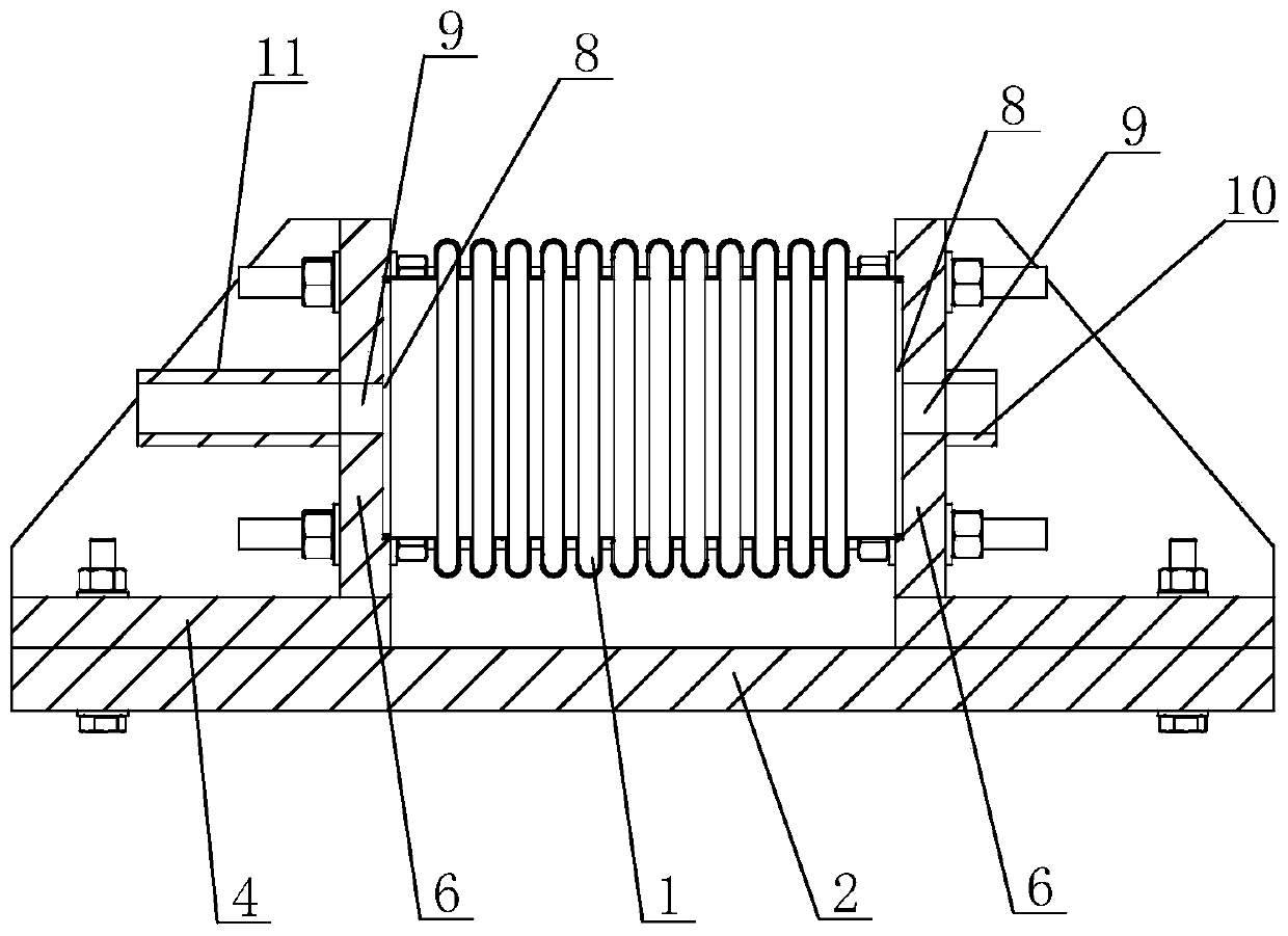 Corrugated pipe pressure test tool