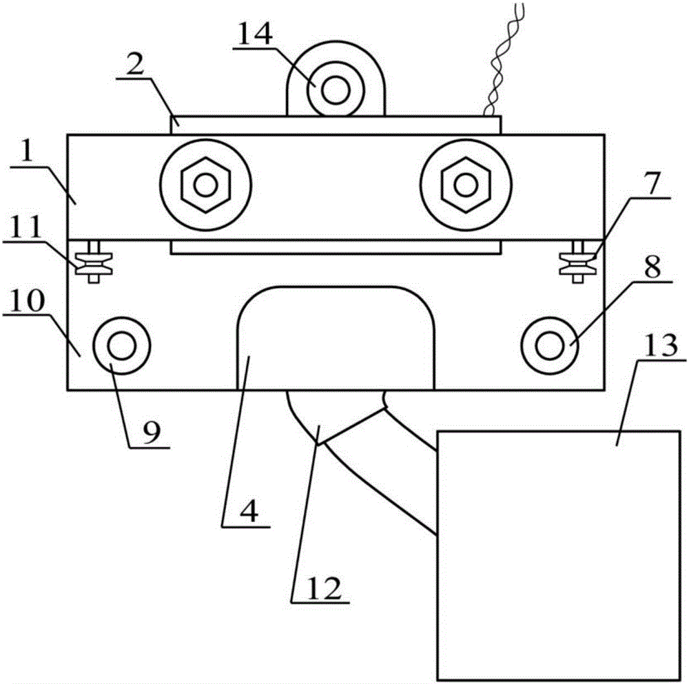 A device for removing yarn hairiness with precise direction and selective selection