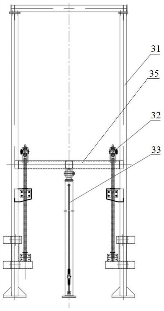 Pipe penetrating and drawing trolley for box girder prestressed duct construction and pipe penetrating and drawing method thereof