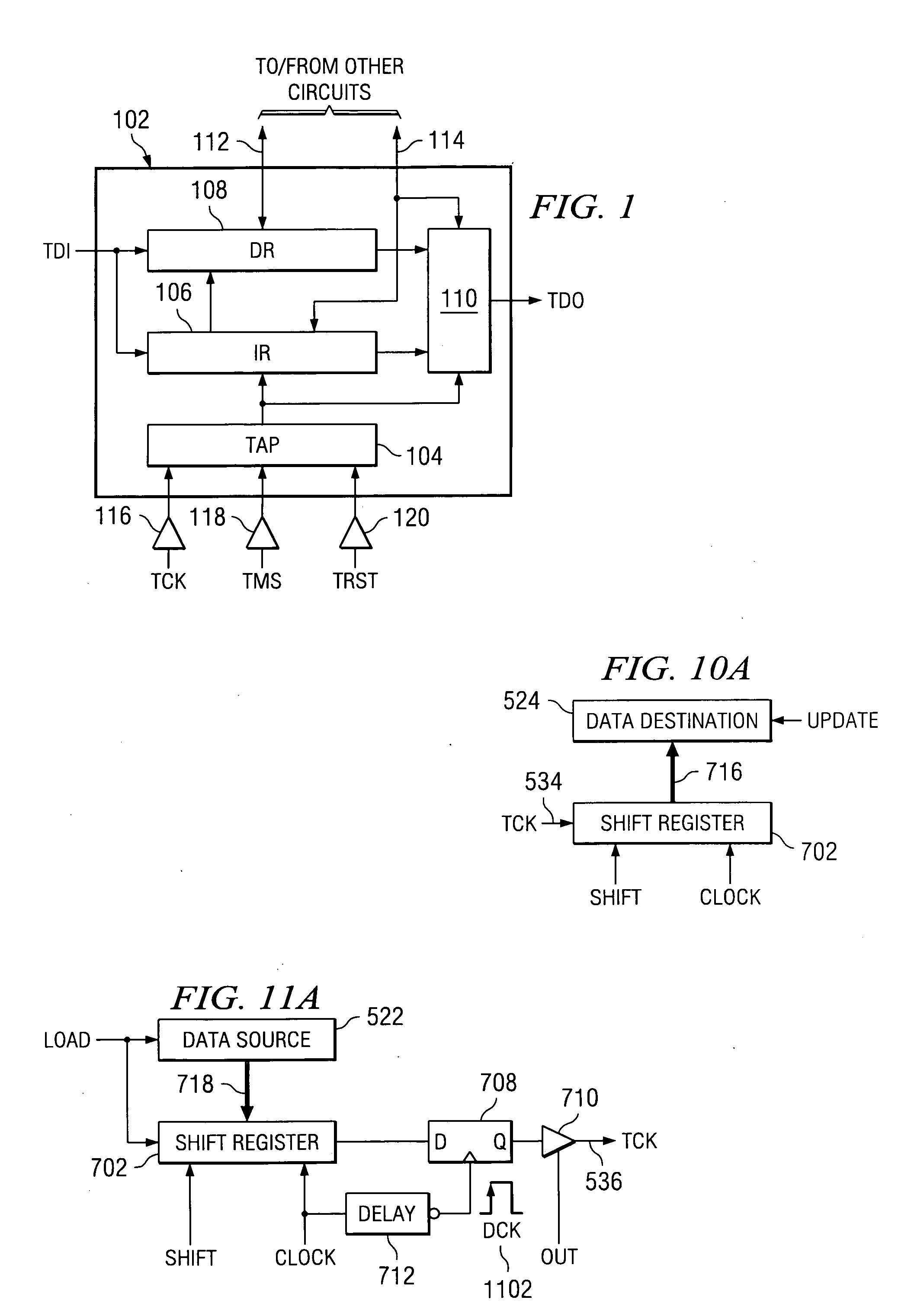 Serial I/O using JTAG TCK and TMS signals