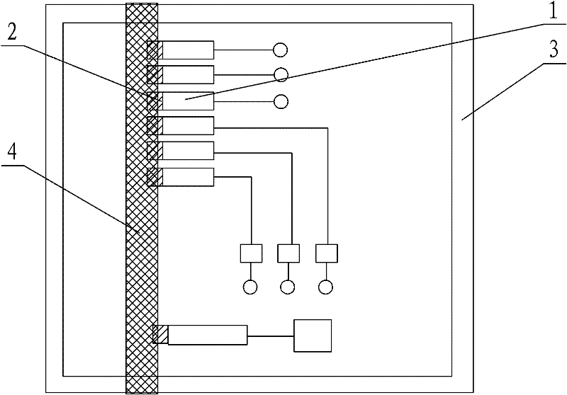 Process for manufacturing whole gold-plated board