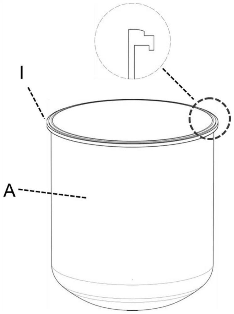 Air reservoir adopting composite material