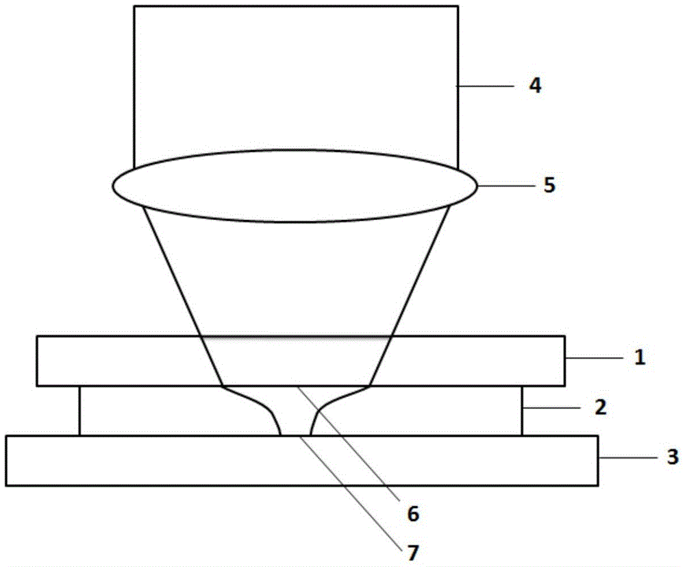 Super-resolution optical imaging method based on laser-induced transient aperture probe