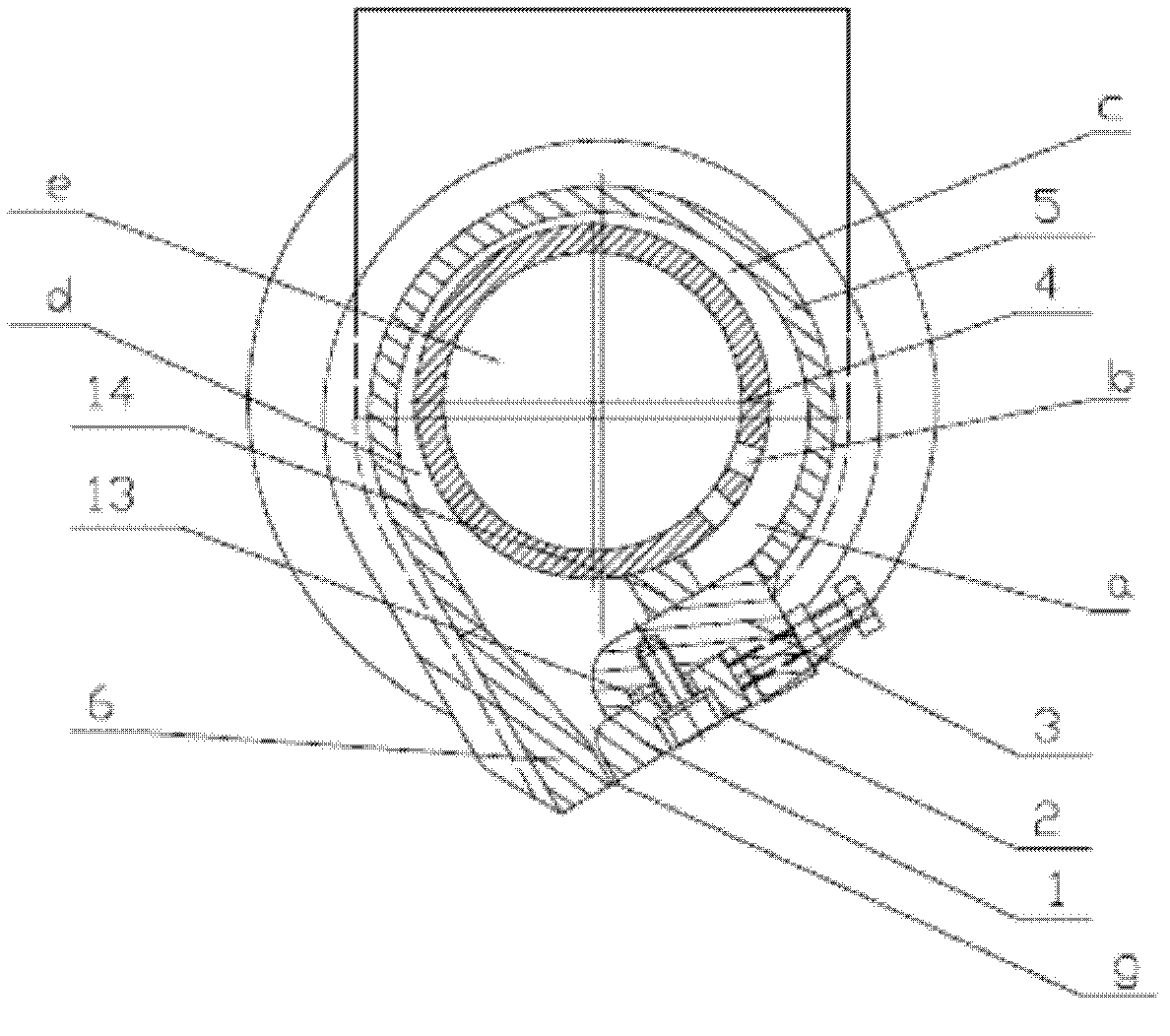 Cooling device generating flat jet and manufacturing method thereof