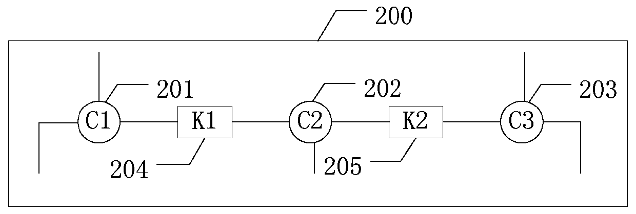 A microwave combiner