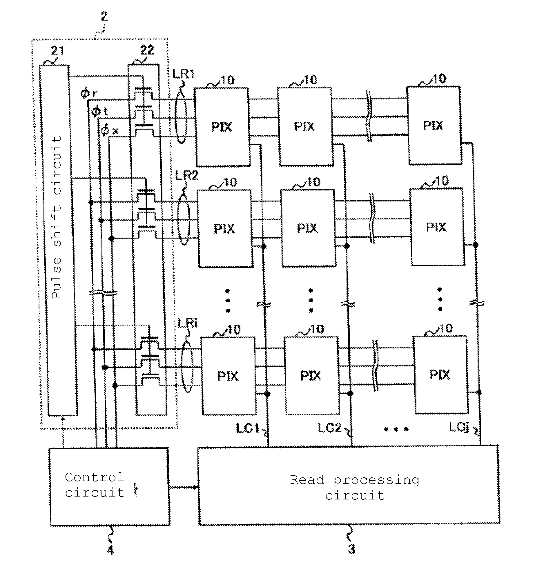 Amplifying circuit and imaging device imaging device