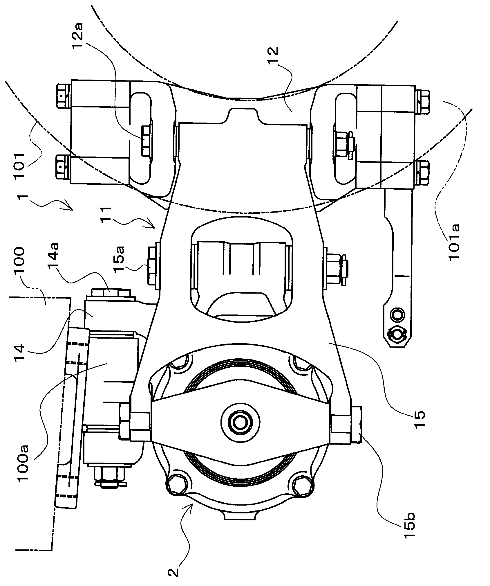 Brake cylinder device and disc brake device