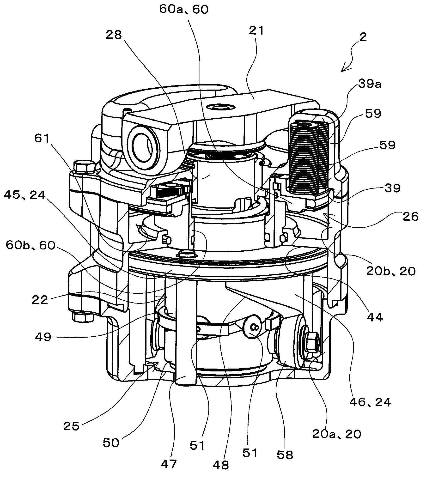 Brake cylinder device and disc brake device