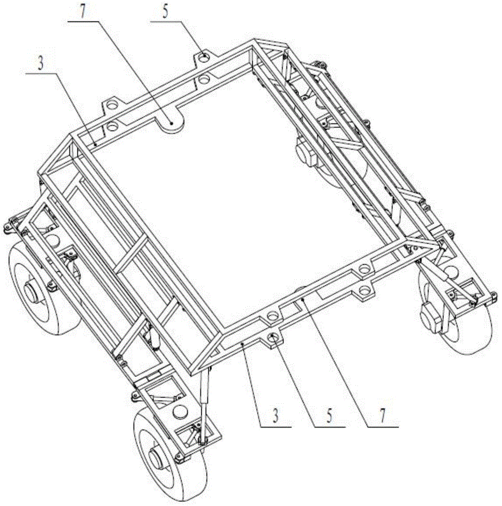 Multi-adaptive self-propelled chemical spraying vehicle