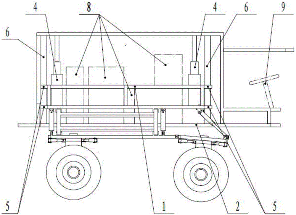 Multi-adaptive self-propelled chemical spraying vehicle