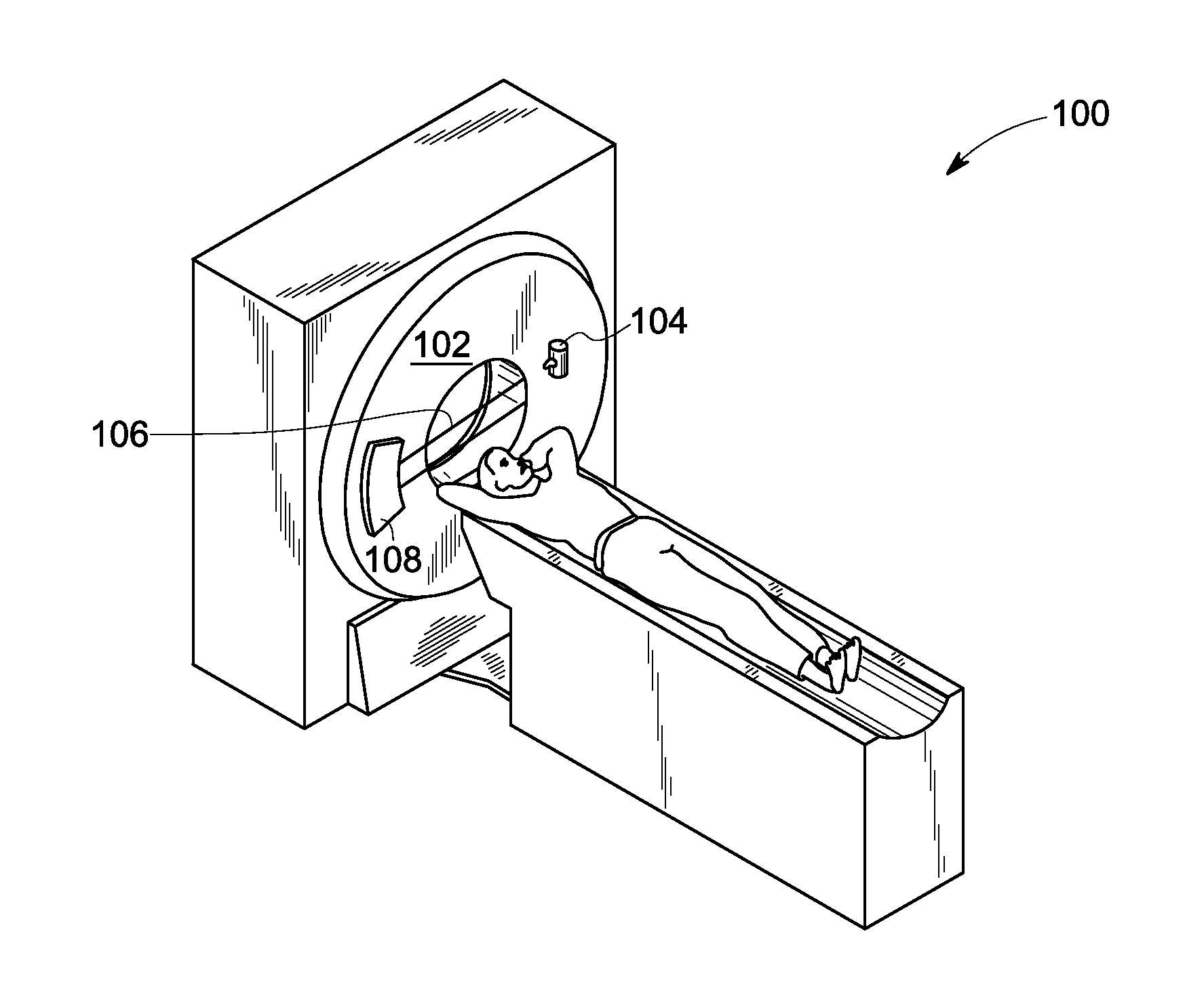 Method and system for non-invasive imaging of a target region