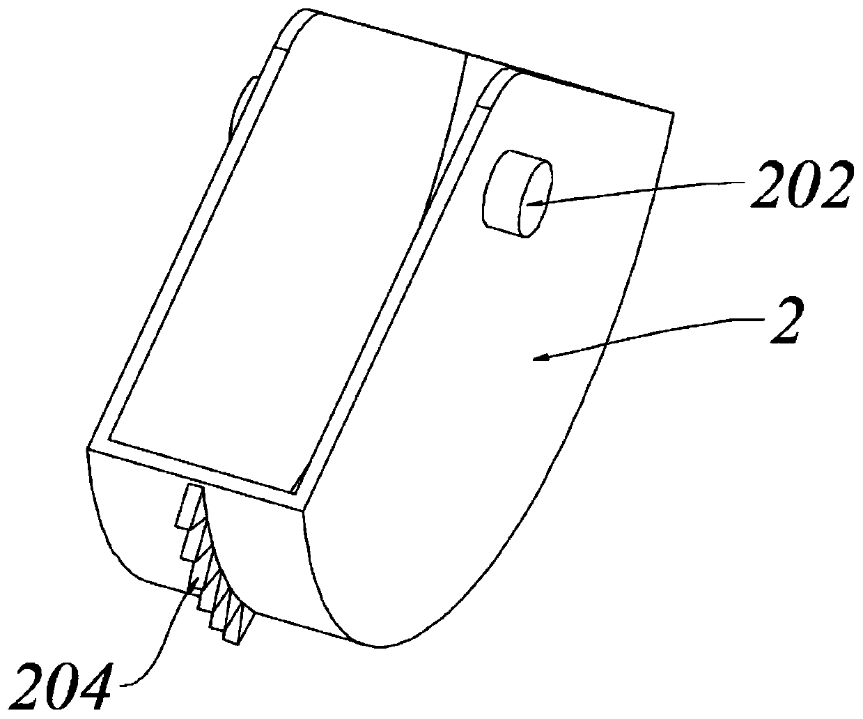 Efficient crushing device for producing coating